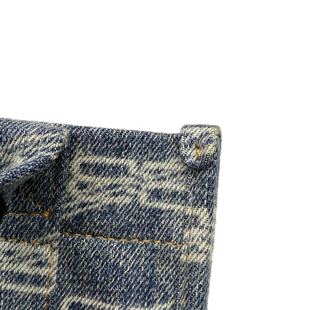 Balenciaga Hardware XS Tote Bag Tote Bag 693662 Light Blue Black Denim Leather - Picture 12 of 15